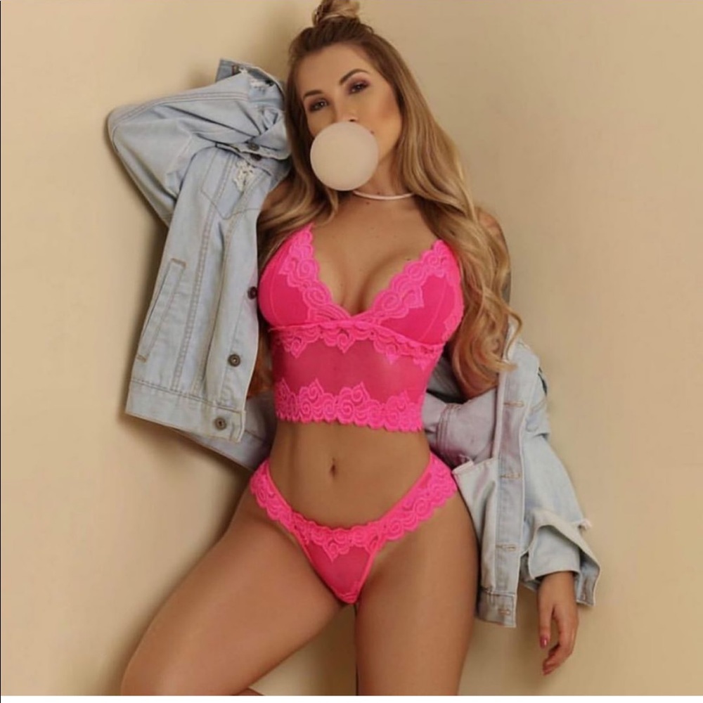 Lace cami top & panty - 2 piece set - Picture 4 of 15